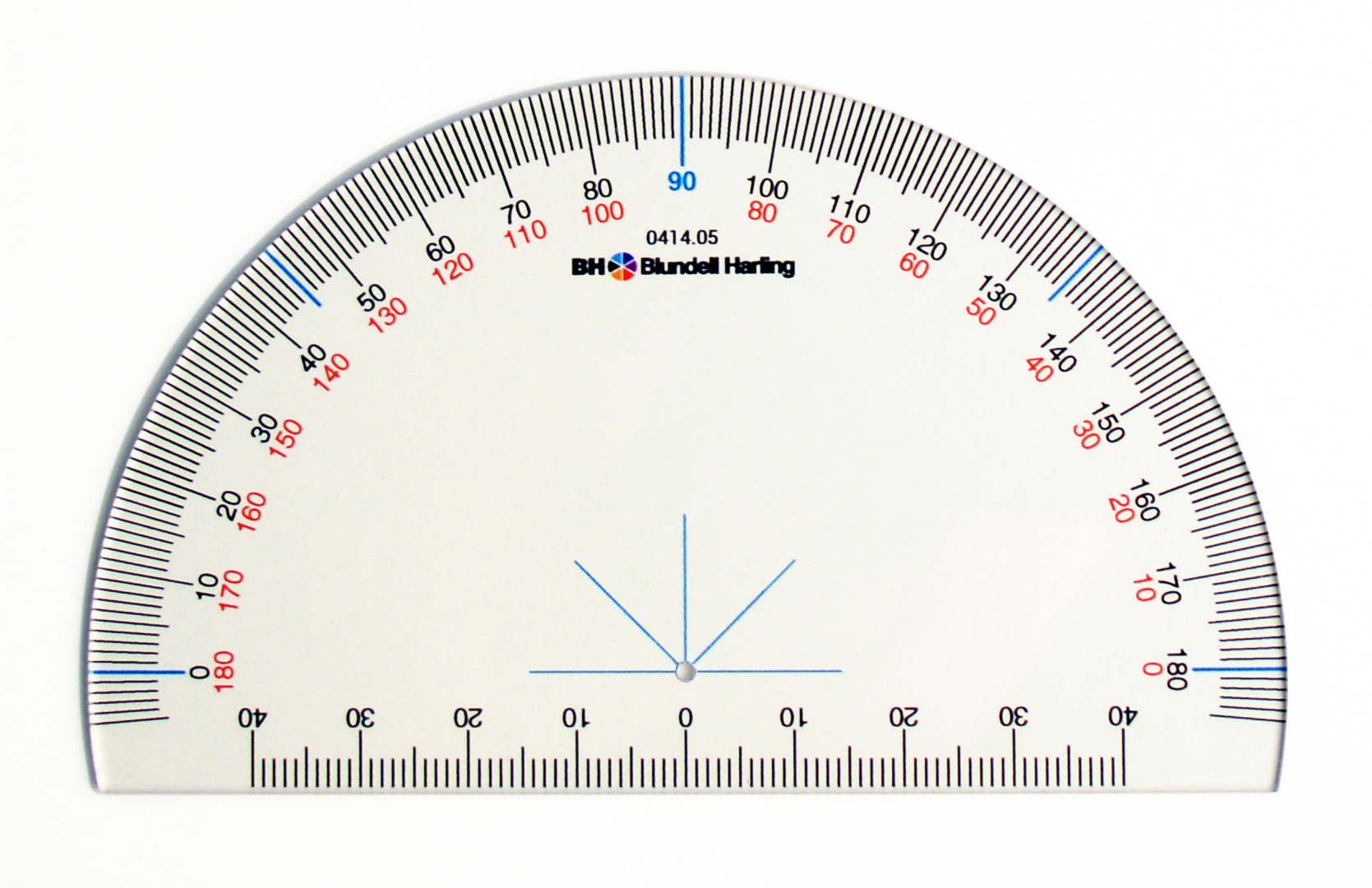 110mm SemiCircular Protractor Blundell Harling